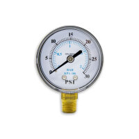 Manometer Ø 53 mm | Anschluß seitlich 1/4"