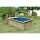 Terrasse für Trend Holzpool Rechteckbecken Stirnseite