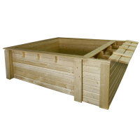 SET Anbauschacht zu Trend Holzpool | Minipool | Rechteck