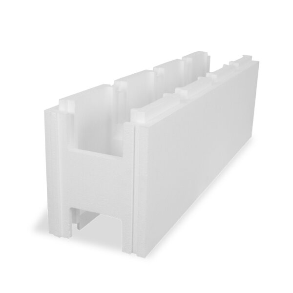 Power S Standard-Polystyrol-Stein 100 x 25 x 30 cm | EPS 40 | Styropor
