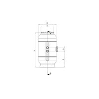 Trend Pool GFK Hochschicht Filterkessel HSF-8 | Anthrazit | Ø 950 mm | ohne Ventil (2")