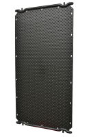 OKU-Max-Absorber 2 x 1 m schwarz Anschlüsse universal