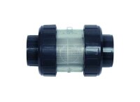 PVC Schmutzfilter m. Kunststoffsiebrohr Ø 50 mm
